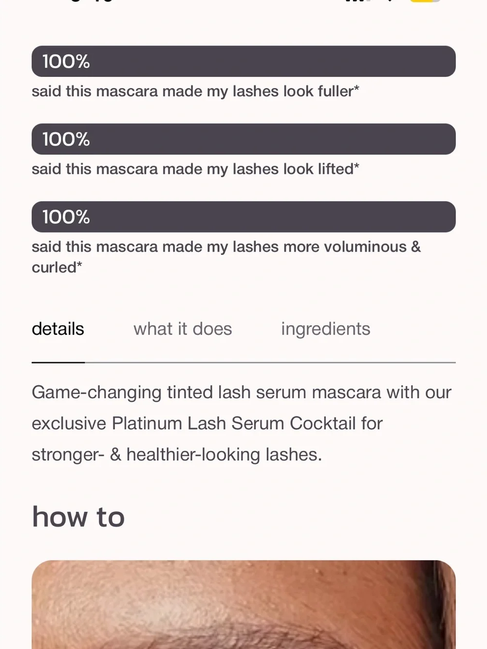 tarte lights, camera, LASHES platinum mascara